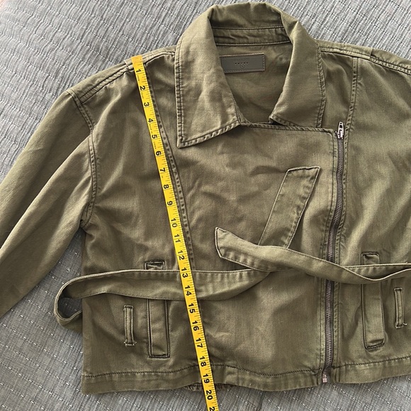 Blank NYC boxy moto belted army jacket - Picture 10 of 12
